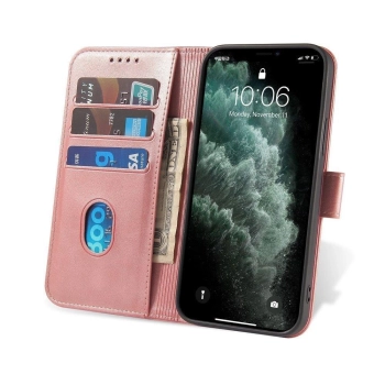 Etui Magnet Case z klapką do Xiaomi Redmi Note 11 Pro+ 5G (China) / 11 Pro 5G (China) / Mi11i HyperCharge / Poco X4 NFC 5G - różowe