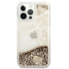 Etui Guess Glitter Charms na iPhone 13 Pro Max - złote