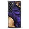 Etui z drewna i żywicy na Samsung Galaxy S23 Bewood Unique Violet - fioletowo-czarne