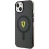 Etui Ferrari Translucent MagSafe na iPhone 14 Plus - czarne