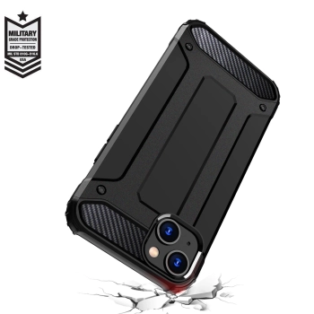 Pancerne etui do iPhone 15 Plus Hybrid Armor - czarne