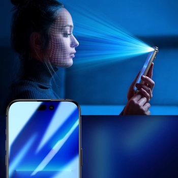 Joyroom Knight 2,5D Privacy TG szkło hartowane do iPhone 14 z filtrem Anti-Spy na cały ekran z ramką przezroczysty (JR-P01)