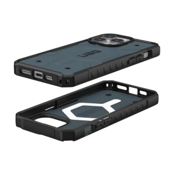 Etui UAG Pathfinder MagSafe do iPhone 15 Pro Max - niebieskie