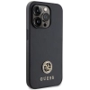 Etui Guess Strass Metal Logo do iPhone 15 Pro Max - czarne