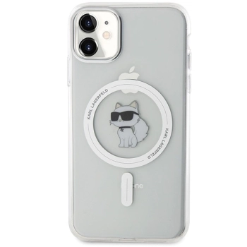 Etui Karl Lagerfeld IML Choupette MagSafe na iPhone 11 / Xr - przezroczyste
