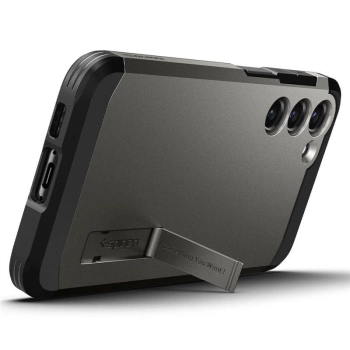 Etui Spigen Tough Armor na Samsung Galaxy S23 - metaliczny szary
