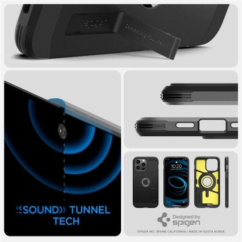 Etui Spigen Tough Armor MagSafe na iPhone 14 Pro - czarne