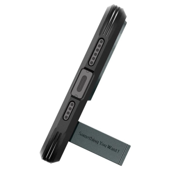 Etui Spigen Tough Armor MagSafe z podstawką na iPhone 15 Pro - zielone