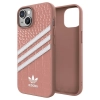 Etui Adidas OR Samba Alligator na iPhone 14 - różowo-białe