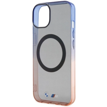 Etui BMW Gradient Bumper MagSafe na iPhone 14 Plus - szare