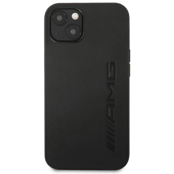 Etui AMG Leather Hot Stamped na iPhone 14 - czarne