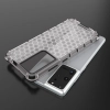 Honeycomb etui pancerny pokrowiec z żelową ramką Samsung Galaxy S22 Ultra niebieski