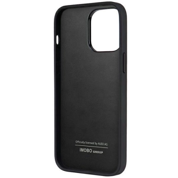 Etui Audi Synthetic Leather na iPhone 14 Pro Max - czarne