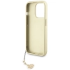 Etui Guess 4G Charms Collection do iPhone 15 Pro - brązowe