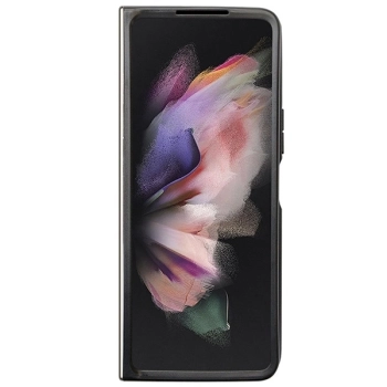 Etui Guess Leather 4G Diamond Triangle na Samsung Galaxy Z Fold 5 - czarne