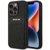 Etui AMG Leather Curved Lines MagSafe na iPhone 14 Pro - czarne