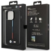 Etui BMW Quilted Tricolor MagSafe  na iPhone 13 Pro Max - czarne