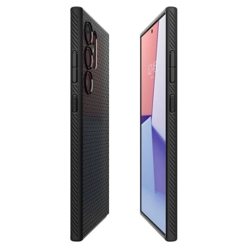 Etui Spigen Liquid Air na Samsung Galaxy S24 Ultra - czarny mat