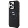 Etui Karl Lagerfeld IML Ikonik MagSafe do iPhone 15 Pro Max - czarne
