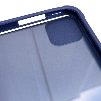 Stand Tablet Case etui iPad 10.9'' 2022 (10 gen.) pokrowiec z klapką smart cover niebieskie