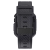 Kingxbar CYF106 2w1 pancerne etui Apple Watch SE, 9, 8, 7, 6, 5, 4, 3, 2, 1 (41, 40, 38 mm) z paskiem szare