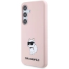 Etui Karl Lagerfeld Silicone Choupette na Samsung Galaxy S24 - różowe