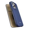 iCarer CE Premium Leather Folio Case skórzane etui iPhone 14 Pro Max z klapką magnetyczne MagSafe niebieski (WMI14220716-BU)