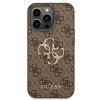 Etui Guess 4G Big Metal Logo na iPhone 14 Pro Max - brązowe