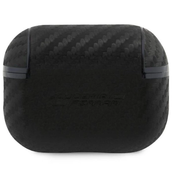 Etui Ferrari On Track PU Carbon na AirPods Pro 2 cover - czarne