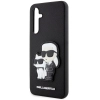 Etui Karl Lagerfeld Saffiano Karl&Choupette na Samsung Galaxy A34 5G - czarne