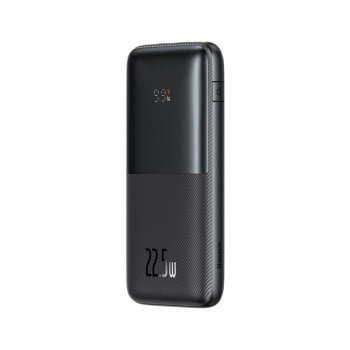 Baseus Bipow Pro powerbank 10000mAh 22.5W + kabel USB 3A 0.3m czarny (PPBD040001)
