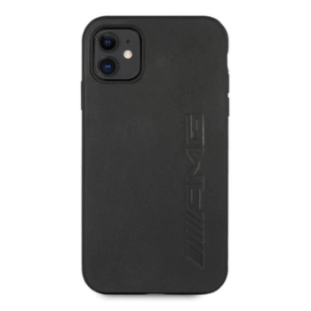 Etui AMG Leather Hot Stamped na iPhone 11 / Xr - czarne