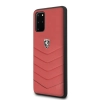 Etui Ferrari Heritage Quilted na Samsung Galaxy S20+ - czerwone