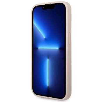 Etui Guess 4G Big Metal Logo na iPhone 14 Pro - różowe