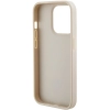 Etui Guess Croco Triangle Metal Logo do iPhone 15 Pro Max - złote