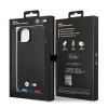 Etui BMW Leather Stamp Tricolor MagSafe na iPhone 14 Plus - czarne