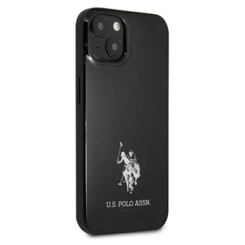 Etui U.S. Polo Assn. Horses Logo na iPhone 13 mini - czarne