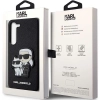 Etui Karl Lagerfeld Saffiano Karl & Choupette na Samsung Galaxy S23+ - czarne