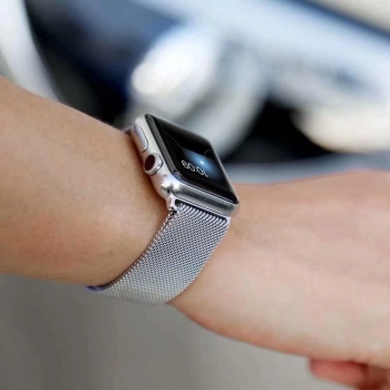 Magnetic Strap pasek do Watch 6 / 5 / 4 / 3 / 2 / SE (40mm / 38mm) magnetyczna opaska bransoleta bransoletka czerwony