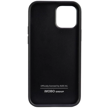 Etui Audi Synthetic Leather na iPhone 12 / iPhone 12 Pro - czarne