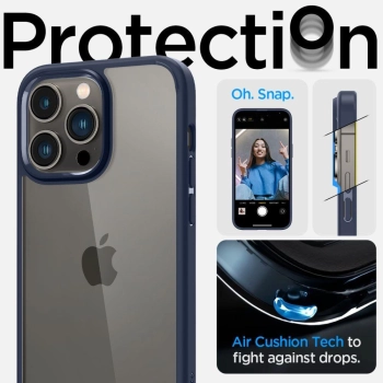 SPIGEN ULTRA HYBRID IPHONE 14 PRO NAVY BLUE
