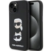 Etui Karl Lagerfeld Silicone Karl&Choupette Head na iPhone 15 - czarne