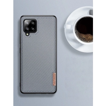 Dux Ducis Fino etui pokrowiec pokryty nylonowym materiałem Samsung Galaxy A42 5G czarny