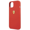 Etui Ferrari Silicone na iPhone 13 mini - czerwone