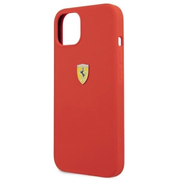 Etui Ferrari Silicone na iPhone 13 mini - czerwone
