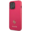 Etui Guess Saffiano 4G Small Metal Logo na iPhone 13 Pro Max - różowe