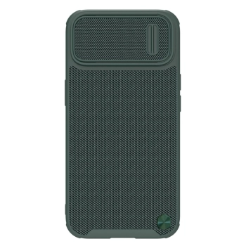Nillkin Textured S Case etui iPhone 14 pancerny pokrowiec z osłoną na aparat zielony