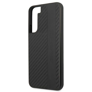 Etui AMG Carbon Stripe&Embossed na Samsung Galaxy S22+ - czarne