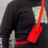 Rope case żelowe etui ze smyczą łańcuszkiem torebka smycz iPhone 13 mini ciemnozielony