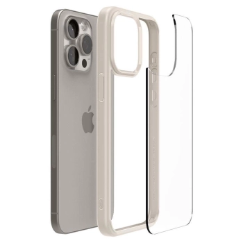 Etui Spigen Ultra Hybrid na iPhone 15 Pro - tytan naturalny